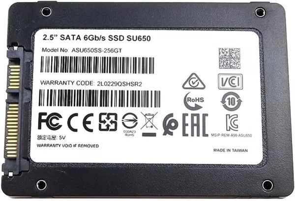 HD SSD de 256GB Sata Adata SU650 - ASU650SS-256GT-R
