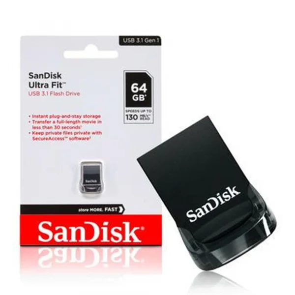 Pen Drive 64Gb Ultra FIT Sandisk Z430 SDCZ430-064G-G46