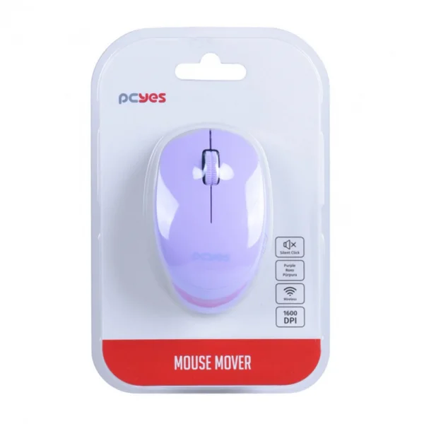 Mouse Sem Fio PcYes Mover Purple - PMMWSCPP