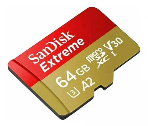 Cartao de Memoria microSD 64Gb Extreme Pro Sandisk ?SDSQXAH-64GB
