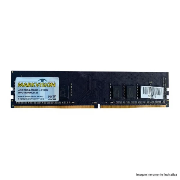 Memoria para Desktop 4GB DDR4 2666Mhz Markvision MVD44096MLD-26