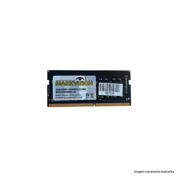 Memoria para Notebook 4GB DDR4 2400Mhz Markvision MVD44096MSD-24