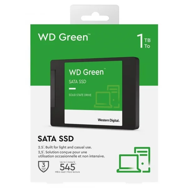 HD SSD de 1TB Sata Western Digital Green - WDS100T3G0A
