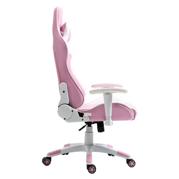 Cadeira Gamer DN3 Rosa e Branco Draxen DN003/PK
