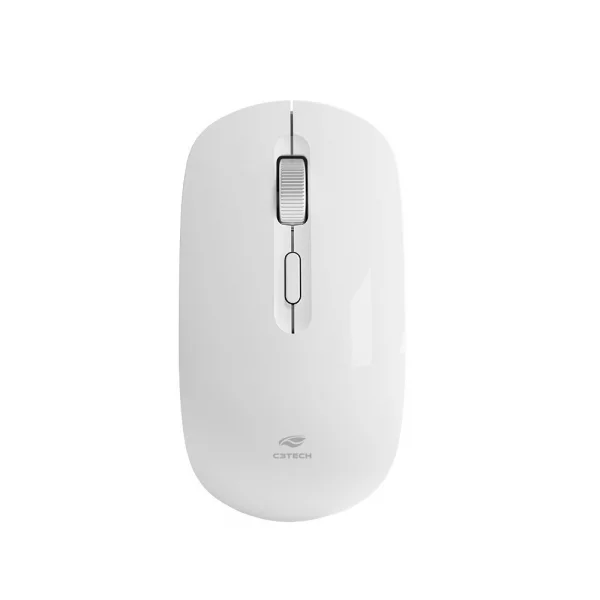 Mouse sem Fio Recarregvel Branco C3Tech M-W80WH