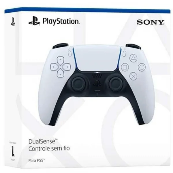 Controle Sony DualSense PS5 sem Fio Branco