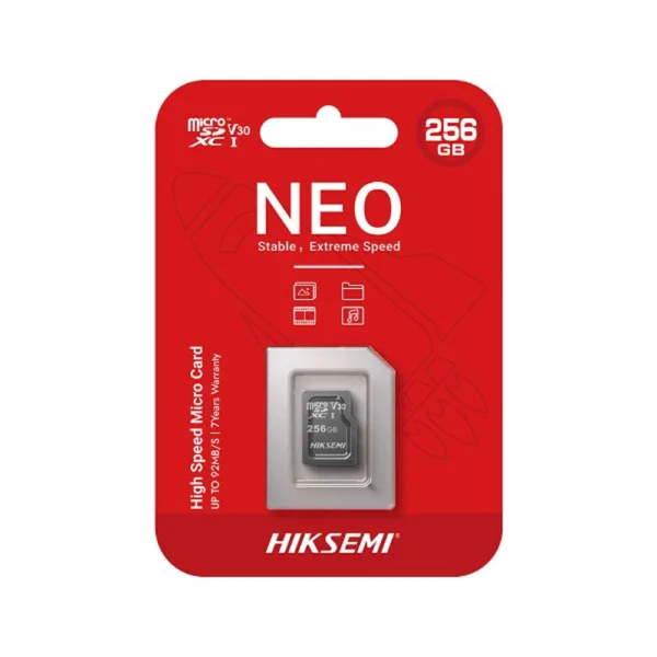 Carto de Memria SD  256GB Hiksemi Class 10UHS-I 256GB - HS-TF-C1/256G