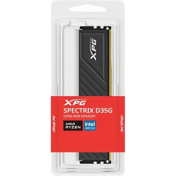 Memoria para Desktop 16GB DDR4 3200Mhz Adata Spectrix D35G RGB AX4U320016G16A-SBKD35G - Preto