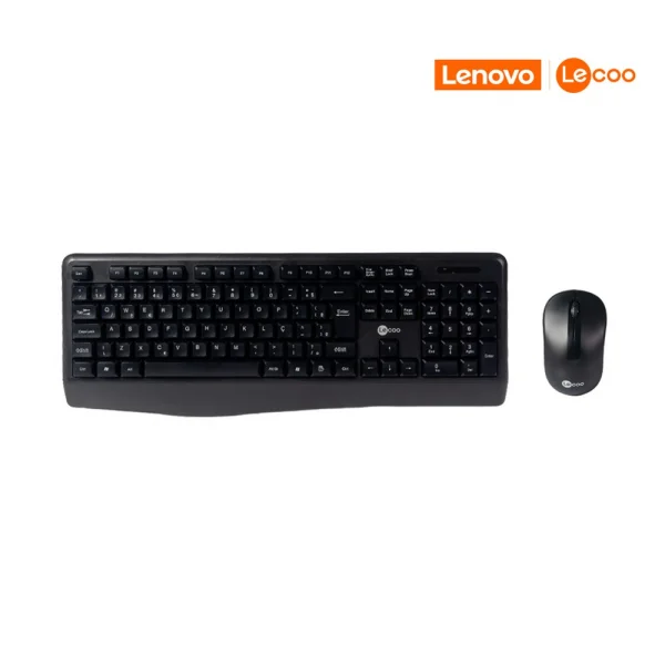 Teclado e Mouse Sem Fio Lenovo Lecoo KW211