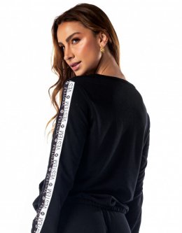BLUSA MANGA LONGA LILY PRETO