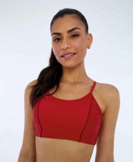 TOP HYPER RECORTES ATLANTA VERMELHO HAUTE RED