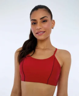 TOP HYPER RECORTES ATLANTA VERMELHO HAUTE RED