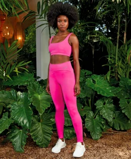 LEGGING CAMUFLADO SHINE COS ANATOMICO PINK CHOQUE