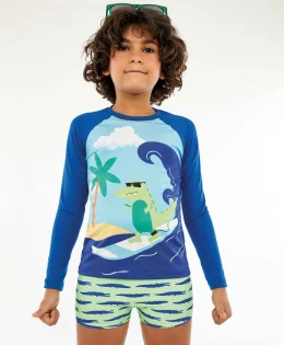 CAMISETA INFANTIL ITALIA UV ALLIGATOR CAMISETA INFANTIL ITALIA UV ALLIGATOR