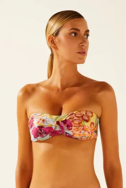 BIQUINI SUTIA FAIXA ORQUIDEA LISTRADA S12 AMARELO/YELLOW