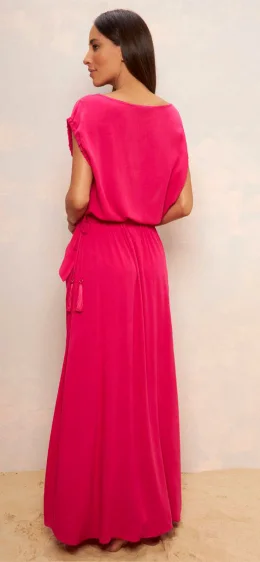 SAIA LONGA C/FAIXA E BOLSO BLOSSOM