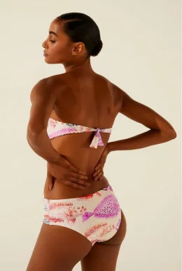 BIQUINI CALCINHA LATERAL LARGA BARBATANA COL OFF WHITE