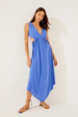 VESTIDO LONGO REVOAR E4169A1280 AZUL/BLUE