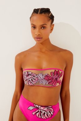 Lychee Full Coverage Bikini Top With Knot S1663B1653 – Agua de Coco