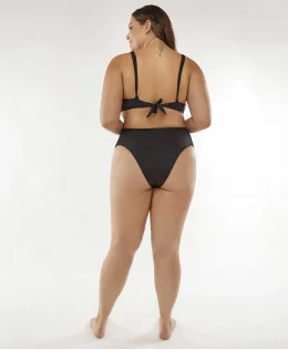 PB BIQUINI METAL DRAPEADO PRETO