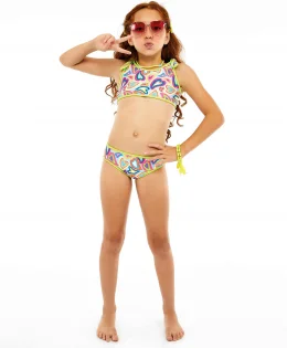 BIQUINI INFANTIL ITALIA LACO DUPLA FACE CORA CORACAO