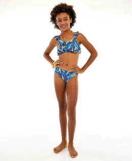 BIQUINI INFANTIL ITALIA ARARA ARARA COLORIDA