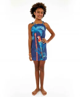 SAIDA INFANTIL RACING LINHA ARARA ARARA COLORIDA