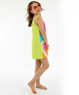 SAIDA INFANTIL ITALIA LINHA A CORACAO LIME SHOCK