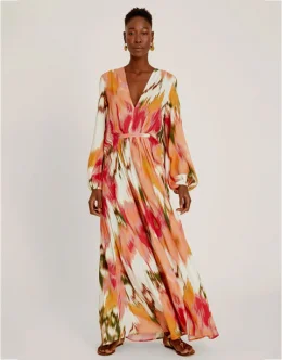 VESTIDO DECOTE PROFUNDO ARAL