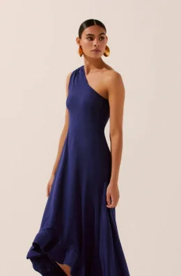 VESTIDO LONGO ONDAS MARITIMAS