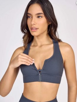 TOP RIB SEM COSTURA COM ZIPER