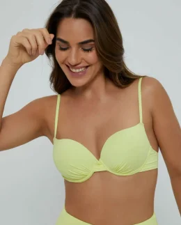 BUSTO AVULSO BOJO E FRANZIDO AMARELO