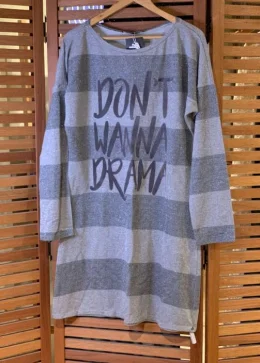 VESTIDO CURTO DECOTE REDONDO COM SILK