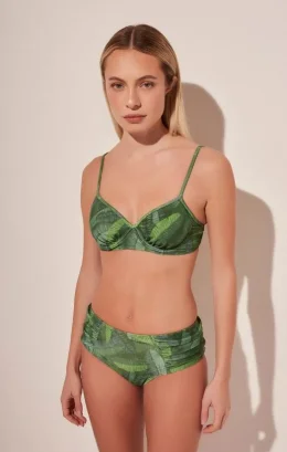 BIQUINI SUTIA ALCA FOLHAGEM TROPICAL