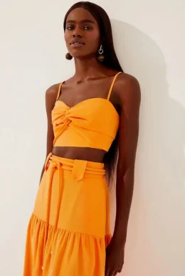 TOP ALCA FRUTADO E4176A1266 LARANJA/ORANGE