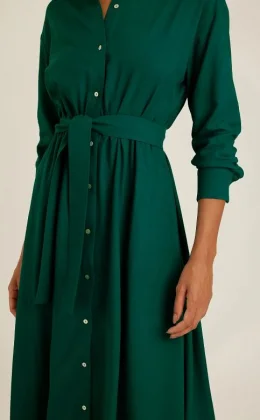 CHEMISIER COM FAIXA FLORESTA