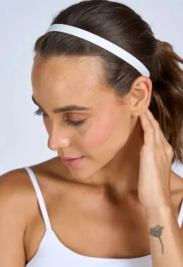 HEADBAND 1,1CM SIMBOLO AG BAIXO RELEVO BRANCO UN