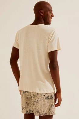 Camiseta Gola Careca Esbocos R720A1132