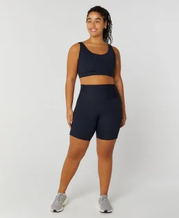 BERMUDA C/ ELAST. E COS SUSTENTACAO PLUS PRETO AZUL