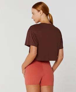 T-SHIRT CROPPED SIMBOLO CORES