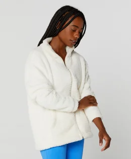 JAQUETA SOFT COM BOLSOS LATERAIS OFF WHITE