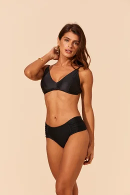 Calca Lua Morena Drapeada Media