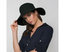 CH CHAPEU SANTORINI IMP FEM PRETO