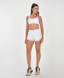 SHORTS RECORTES TULE REGULAGEM COS