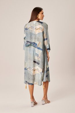 KIMONO MID AMARRAÇÃO FRONTAL AZUL BARRA GRANDE
