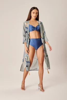 KIMONO MID AMARRAO FRONTAL AZUL BARRA GRANDE