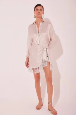 CAMISA MANGA LONGA SHINE OFF WHITE