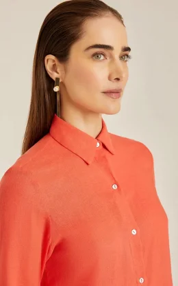 CHEMISIER FENDAS PAPAYA