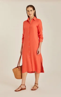 CHEMISIER FENDAS PAPAYA