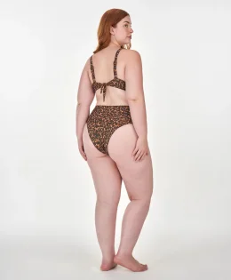 CALCINHA DRAPEADA PLUS ONA PINTADA